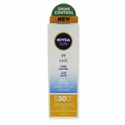 nivea shine control spf