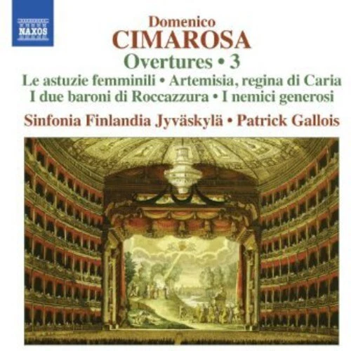 CIMAROSA / SINFONIA FINLANDIA JYVASKYLA / GALLOIS - OVERTURES 3 NEW CD - Picture 1 of 1