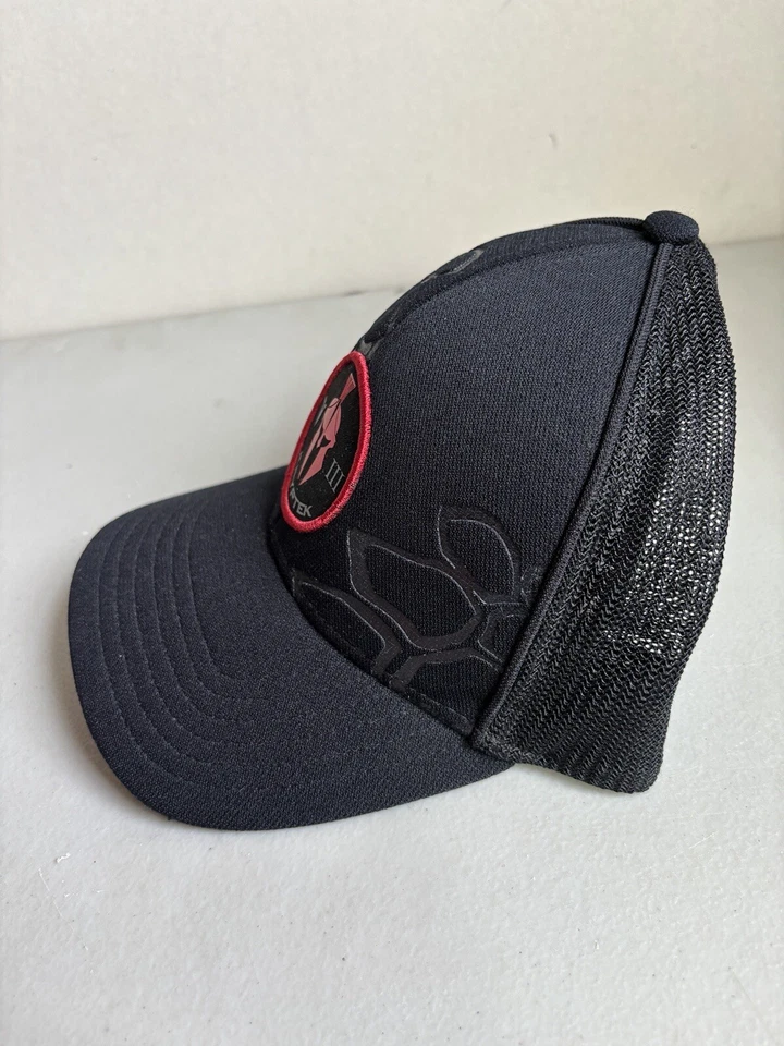 Gorra Kryptek para Hombres Snap Back Logo Malla Parche Negro Ajustable Veterano Caza Foto 4 de 4
