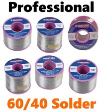 60/40 Tin Leaded Rosin Flux Core Solder Wire Electrical Soldering 0.7mm, 1.2mm