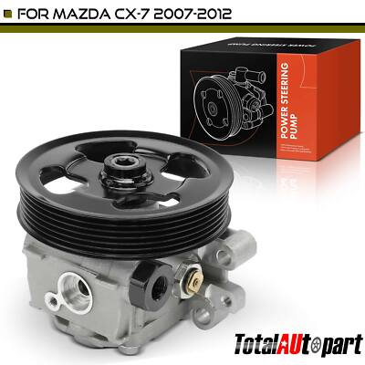 Power Steering Pump with Pulley for Mazda CX-7 2007-2012 L4 2.3L