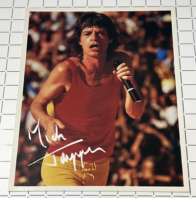 Rolling Stones Mick Jagger 1983 Fan Club Print 253x203mm Rare