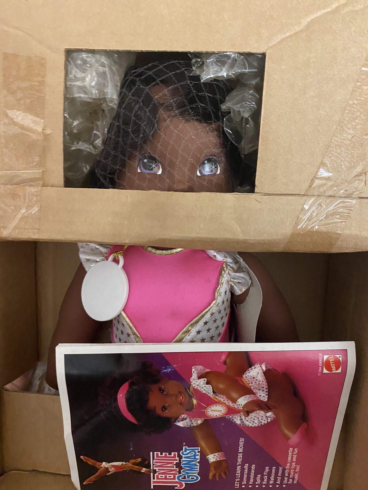 Jennie Gymnast African American doll With Remote Control (1993) Mattel