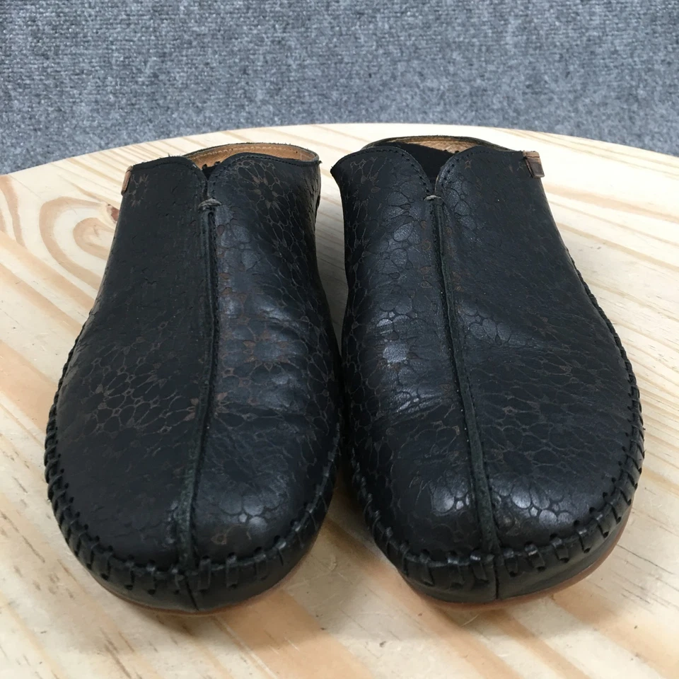 Туфли женские Pikolinos 39 Puerto Vallarta Mule черные с цветочным принтом плоские 655-0808 - Изображение 4 из 4