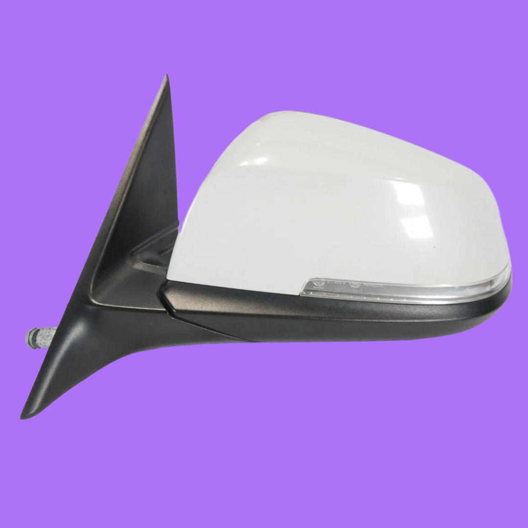 🟩 BMW 2012-2018 F30 F31 LEFT DRIVER SIDE DOOR MIRROR WHITE A96