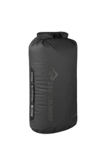 35L Jet Black Waterproof Dry Bag Ultradurable Roll Top For Outdoor Activities