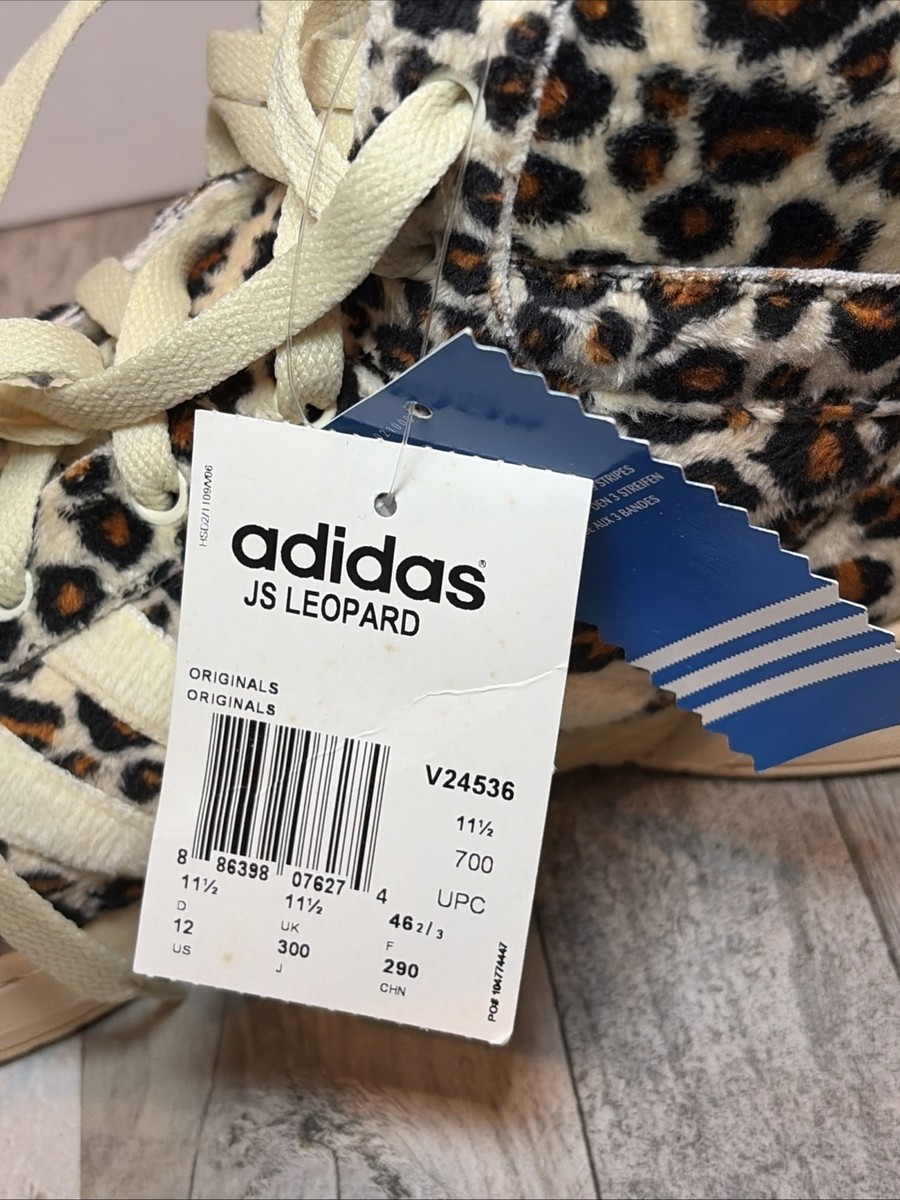 Size 12 - Adidas Jeremy Scott Leopard Tail Sandstorm for sale