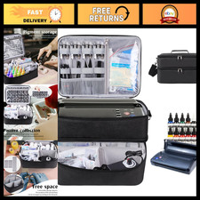 Tattoo Supplies Organizer Case - Portable Carrying Bag for Tattoo Kits Gear