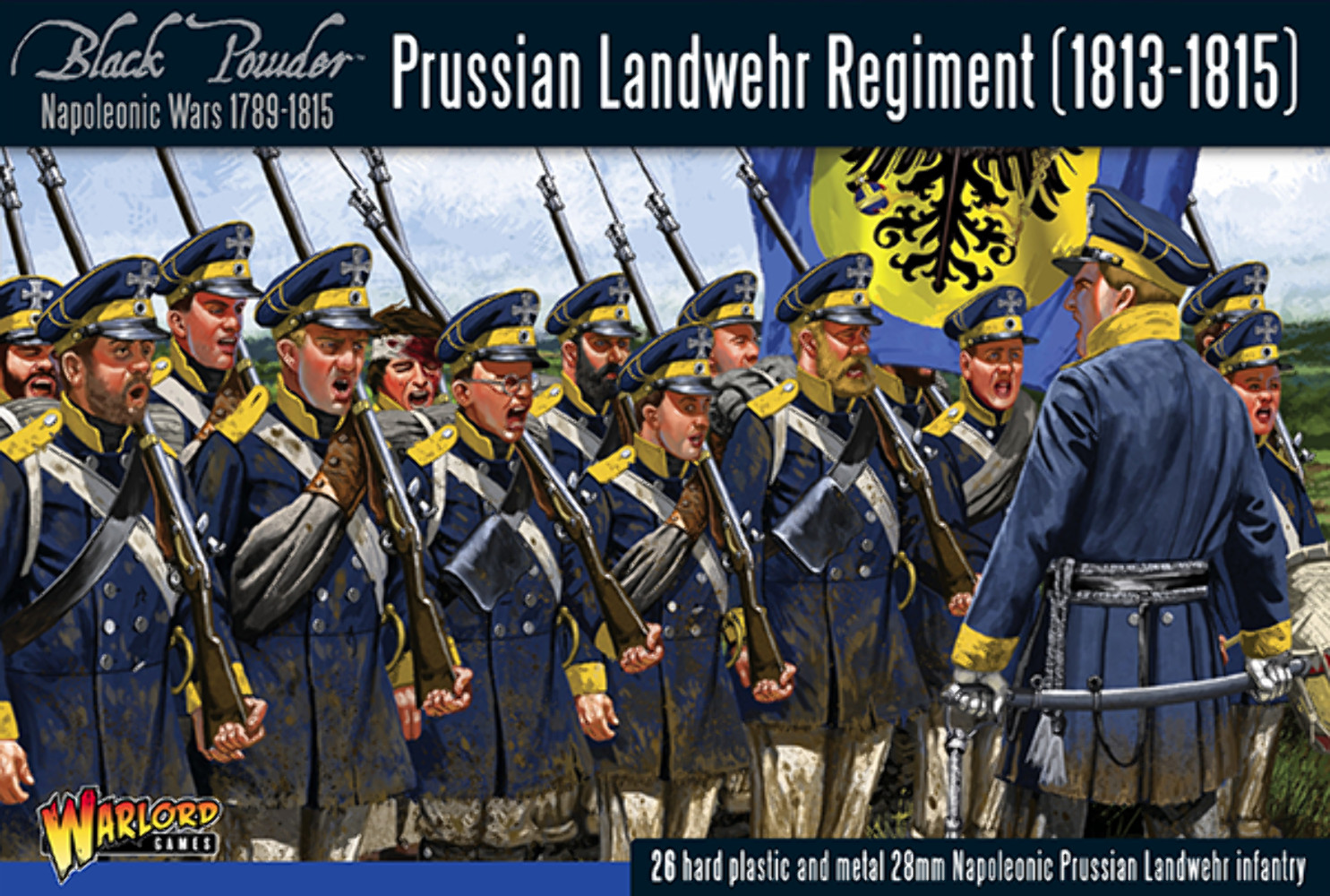 Black Powder - Prussian Landwehr regiment 1813-1815 - Warlord Games