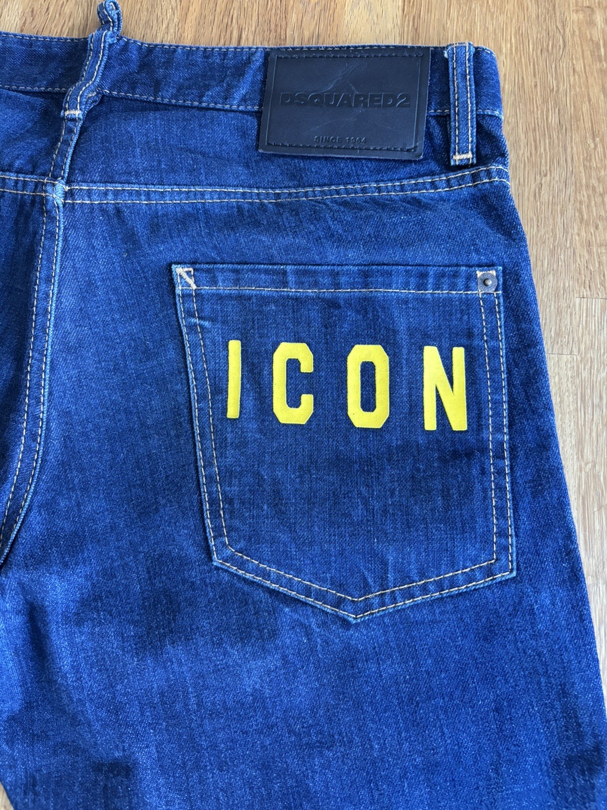 Dsquared2 Icon Mens Denim Blue Jeans Cool Guy Fit - Size 36W 32L image 6