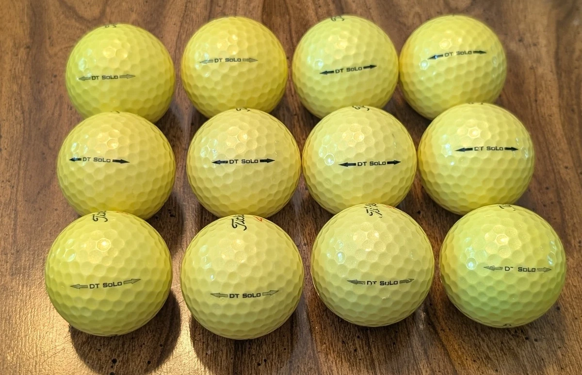 Titleist Golf Balls DT Solo Yellow for sale | eBay