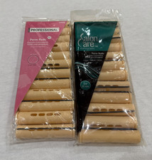 24 Salon Care Professional Perm Rods Peach NEW