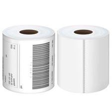 Muotich Thermal Labels 4x6 Roll - 500 Direct 2 Rolls | 250 