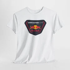 Formula 1 Max Verstappen Red Bull Racing Unisex Cotton Tee, Racing Apparel Gift