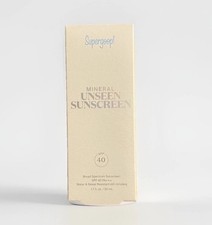 Supergoop Mineral Unseen Sunscreen by Supergoop, 1.7oz SPF40 New in Box