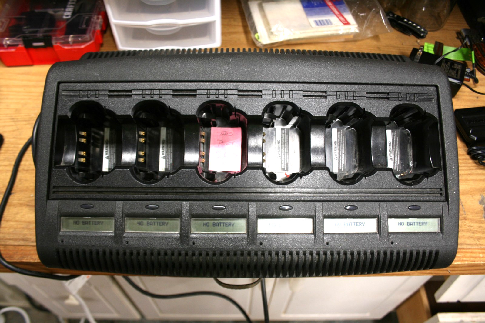 Motorola WPLN4127AR Impres 6-Bank Rack Charger XTS5000/XTS2500/XTS1500 TESTED