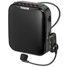 Bluetooth Voice Amplifier PA System with Rechargeable Battery Headset Mic
