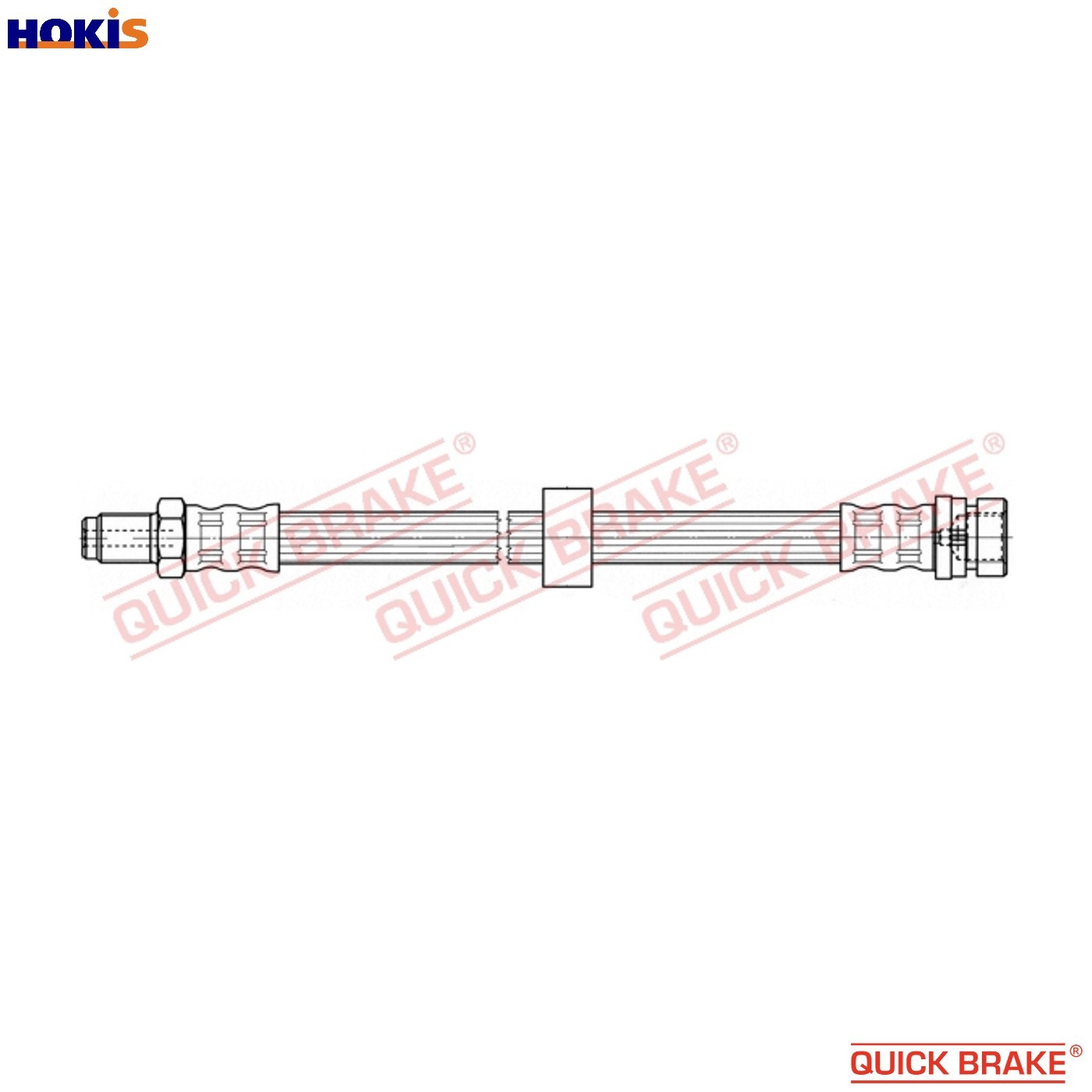 BRAKE HOSE 32.114 FOR FORD EYPC/EYPA/EYPD/EYPB 1.8L RWPA/RWPB/RWPD/RWPC 1.8L