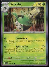 Sinistcha 022/167 Rare Twilight Masquerade Pokemon Holo Near Mint