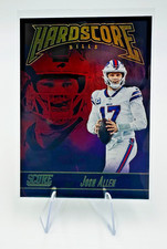 Josh Allen 2023 Score NFL Football Case Hit Hardscore Buffalo Bills Card No. 2