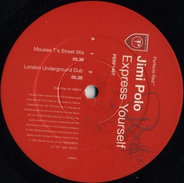 Jimi Polo - Express Yourself (12'')