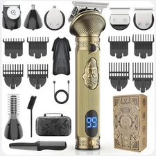 Beard Trimmer for Men, Electric Razor Shavers for Men w/Case, Cordless Hair C...