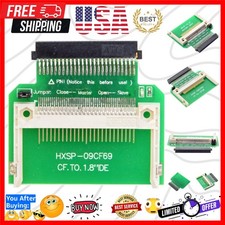 Memory Card Adapter CF Compact Flash Memory Card to 50pin 1.8 Inch IDE Hard D...