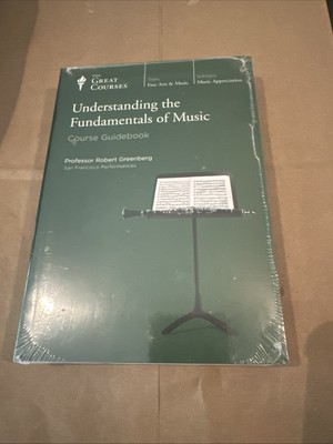 The Great Courses Understanding the Fundamentals of Music 4 DVD Set + Guidebook