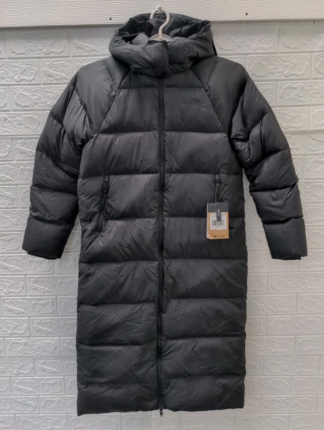 New The North Face Women's Hydrenalite City Long Down Hooded Parka Black Size S