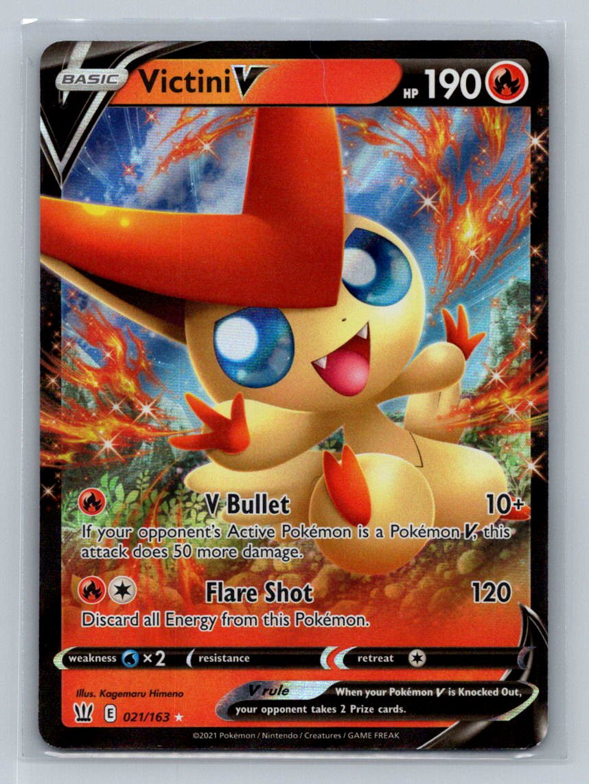 Pokemon Victini V - SWSH05: Battle Styles 025/163 Near Mint NM