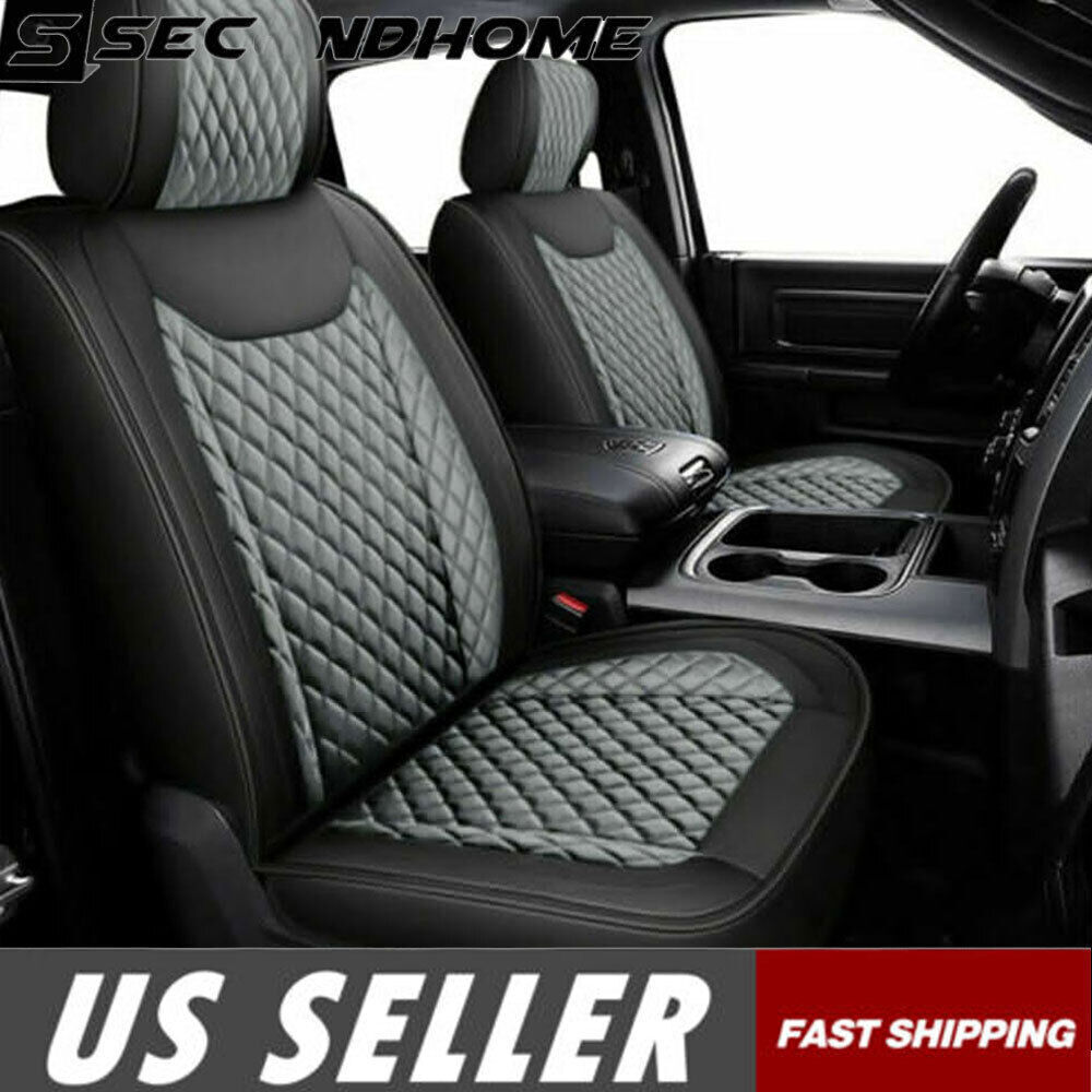 Premium Leather Seat Covers Full Set for Dodge Ram 1500/2500/3500 2009-2021 Models