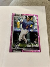 2026 Topps Series 1 Ryan Ritter Pink Diamante Foil RC #18 Rockies