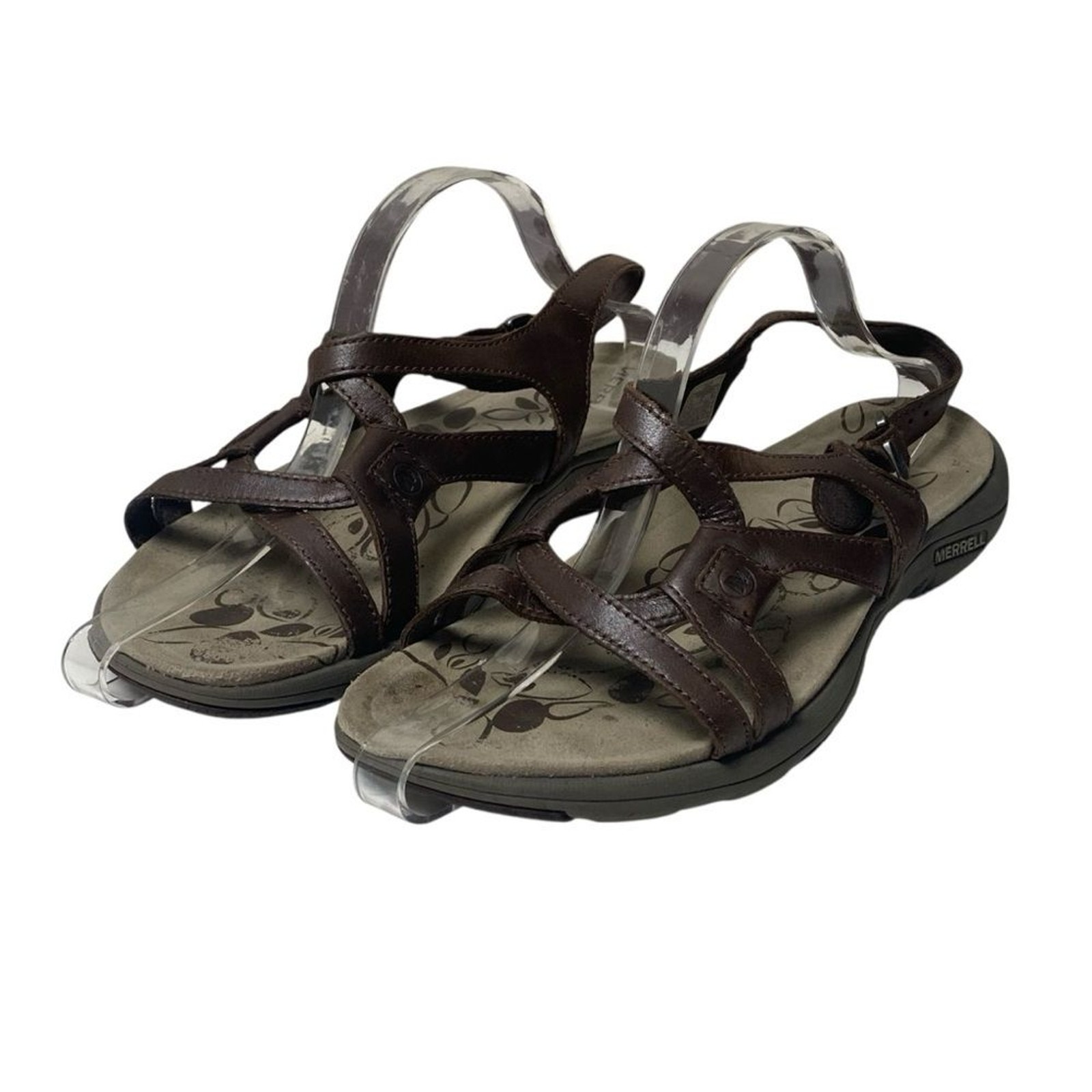 Merrell sandalo donna pelle marrone agave 2 sontuoso escursionismo passeggio taglia 11