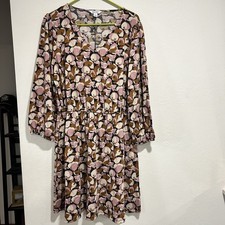 Nine West Women’s Multicolor Dress Long Size Large With Pockets