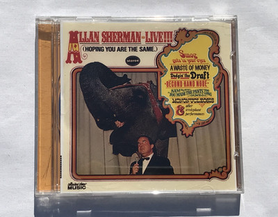 Allan Sherman    Live!!! [Hoping You Are The Same] (CD, 2010)  *NEAR MINT DISC* 