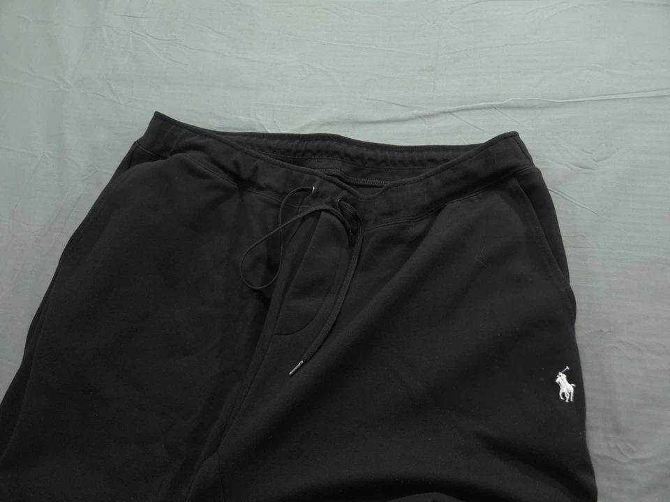 Polo Ralph Lauren Pantalones Para Hombre Doble Extra Grande Alto Negro Joggers Sudaderas Foto 3 de 4