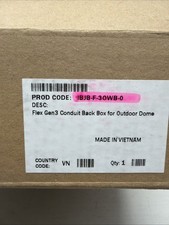 Tyco Illustra Flex Gen3 Conduit Back Box for Outdoor Dome IBJB-F-30WB-0 White