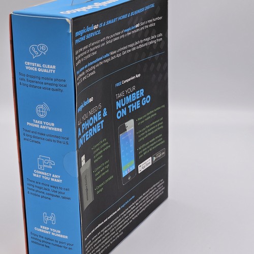 magicJackGO VOIP Adapter telefoniczny Przenośny dom On-The-Go 9 (zapieczętowany) - Zdjęcie 9 z 9