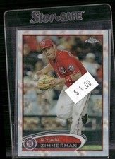 2012 Topps Chrome #118 Ryan Zimmerman Refractors