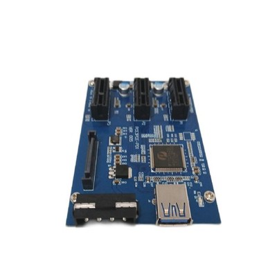 PCI Express Riser Erweiterung Computerzubehör 3 Port USB 3 0 Verbindungskarte oh