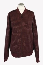 Giacca donna DKNY taglia 40 (L) bordeaux giacca giubbino semplice