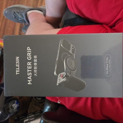New! Telesin Master Grip for iPhone 17 Pro P5-MP-003 Pro Shot Imaging Grip