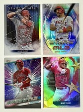 MIKE TROUT - 2022/2023/2024/2025 TOPPS - STARS of MLB - (4 different years)