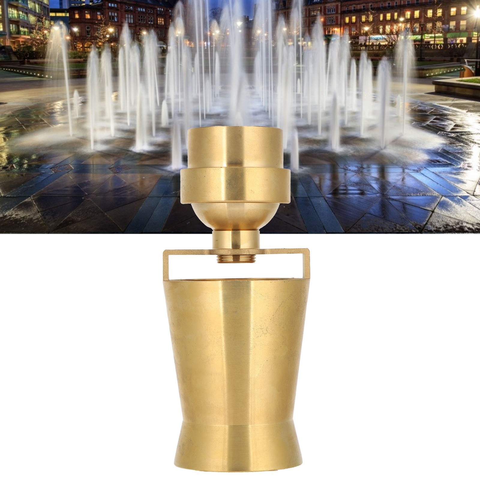 1.5 Inch Brass Ice Tower Sprinkler For Pond And Fountains Easy To Use
