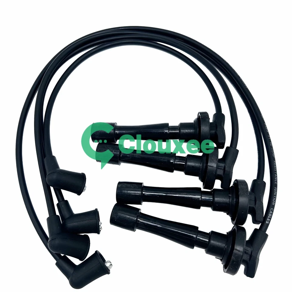 4x For 1990-2001 Honda CR-V 97-01 Acura Integra L4 1.8L 2.0L Spark Plug Wire Set Foto 2 de 4