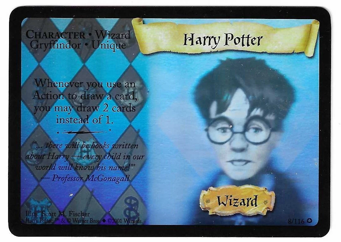 Harry Potter TCG Rare Individual Collectible Card Game Cards in
