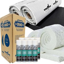 SMALL CAMPERVAN INSULATION KIT & DODOMAT DUO FLOORING SWB VW T5 T6.1 FORD CUSTOM