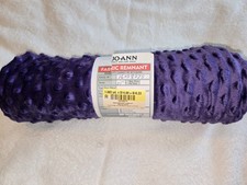 Soft Minky 57" Fabric - Purple - 1.083 Yards 39"