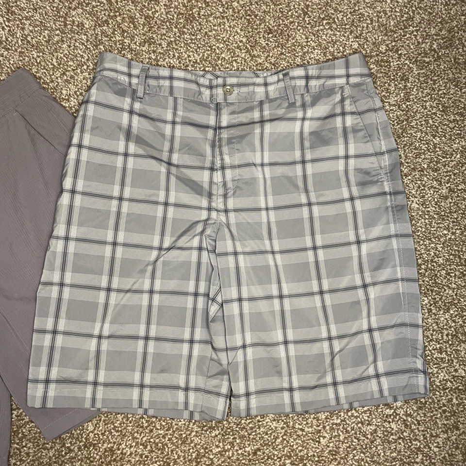 Under Armour Hombres Lote de 3 Pantalones Cortos Carga Camuflaje Gris Cuadros Talla 36 Golf Pesca Foto 3 de 4