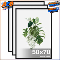 Bilderrahmen 50X70 Schwarz Mit Plexiglas Zur Wandmontage 3 StüCk FüR Fotos